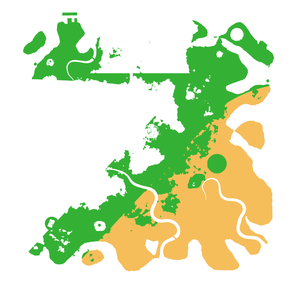 Biome Rust Map: Procedural Map, Size: 3987, Seed: 4157