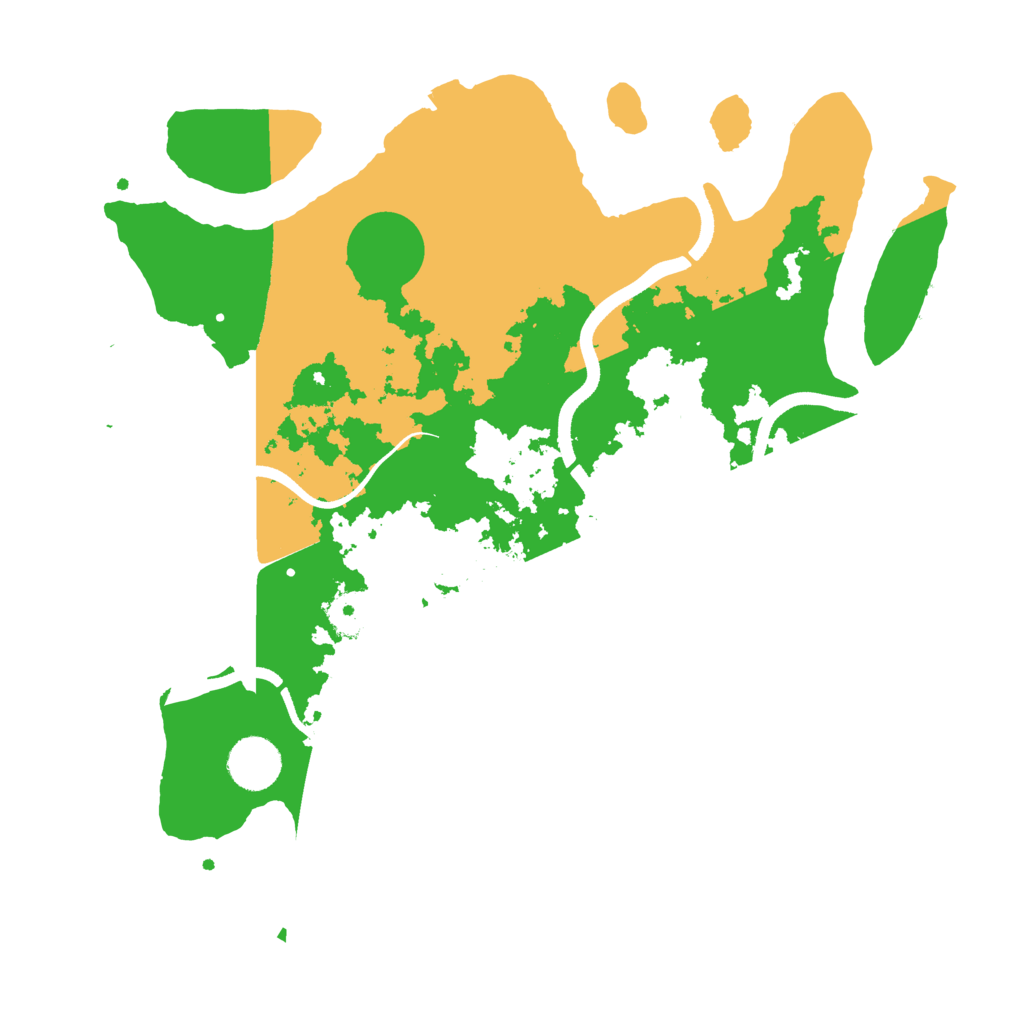 Biome Rust Map: Procedural Map, Size: 3500, Seed: 751833187