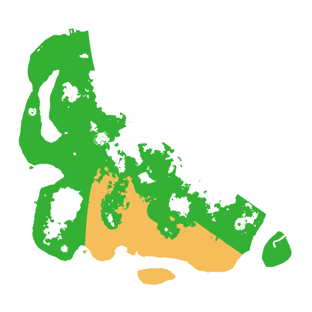 Biome Rust Map: Procedural Map, Size: 3900, Seed: 49495330