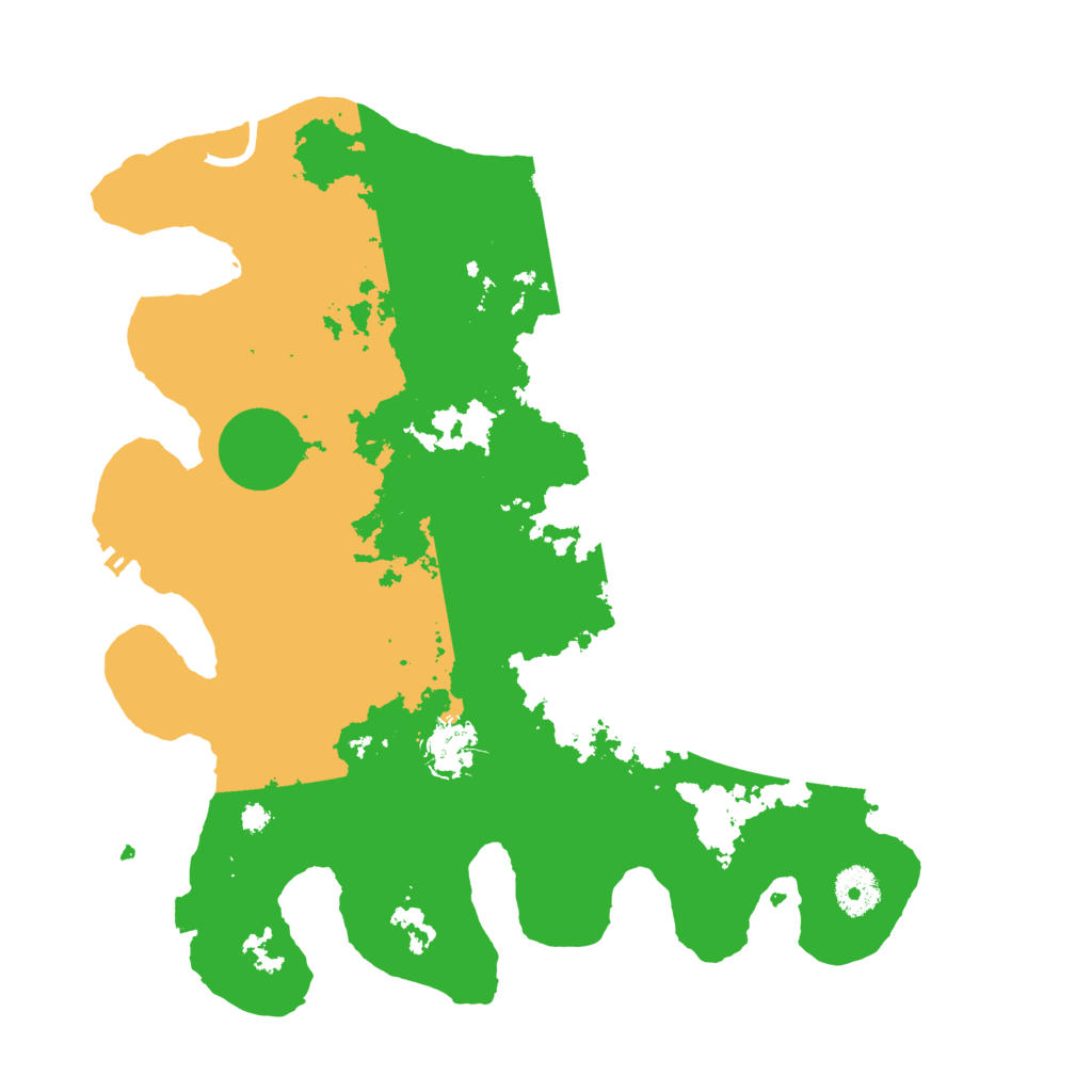 Biome Rust Map: Procedural Map, Size: 3500, Seed: 634703473