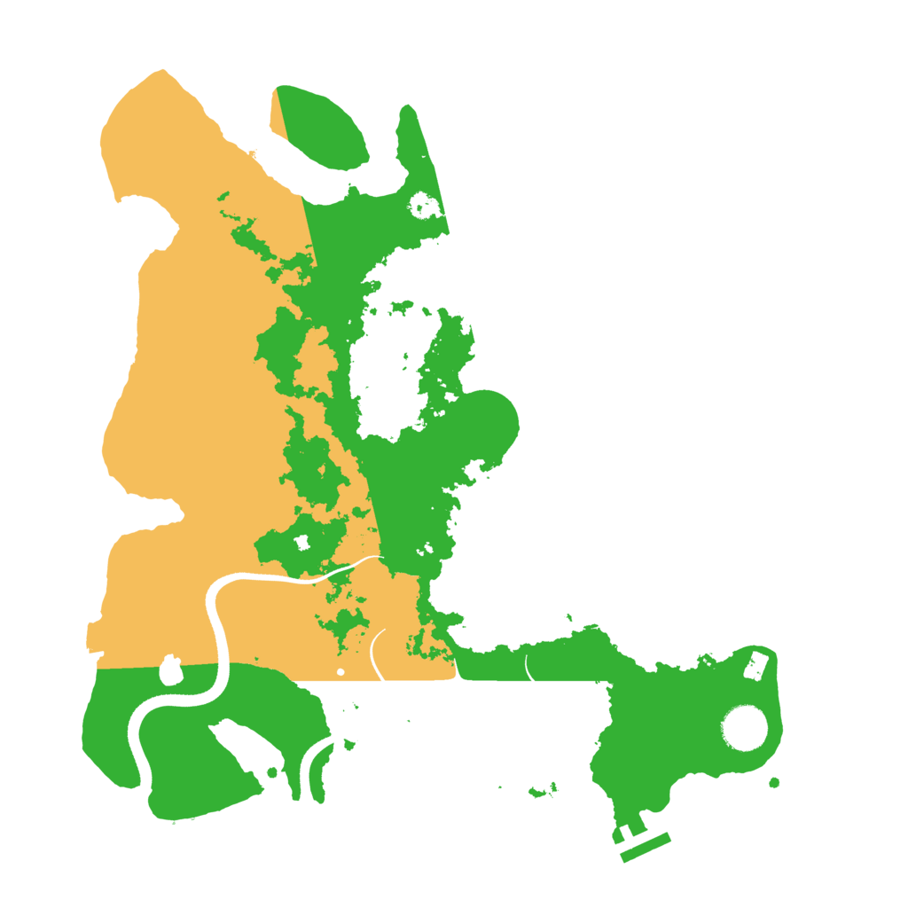 Biome Rust Map: Procedural Map, Size: 3500, Seed: 1167511947