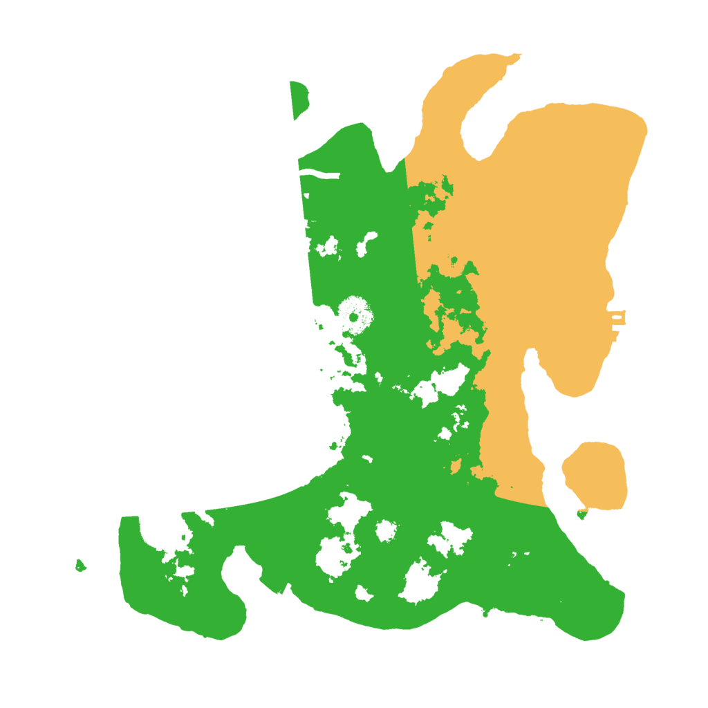 Biome Rust Map: Procedural Map, Size: 3000, Seed: 27652