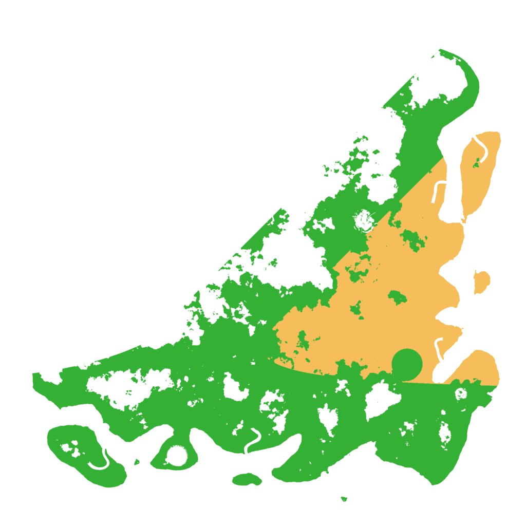 Biome Rust Map: Procedural Map, Size: 4500, Seed: 1361921994