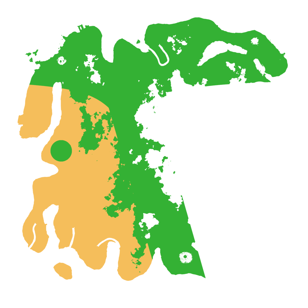 Biome Rust Map: Procedural Map, Size: 3800, Seed: 1987198512