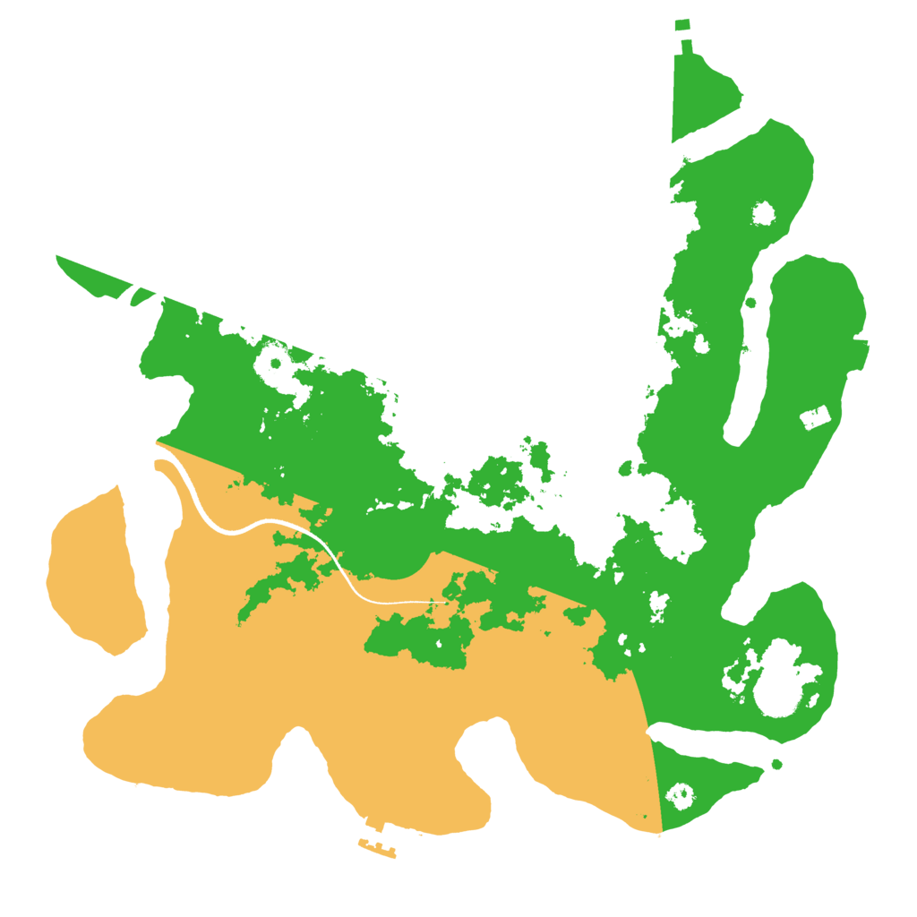 Biome Rust Map: Procedural Map, Size: 3500, Seed: 727026253