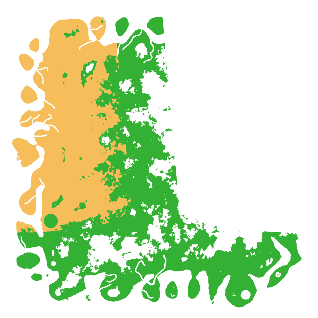 Biome Rust Map: Procedural Map, Size: 6000, Seed: 11379