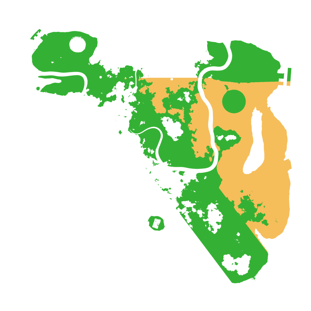 Biome Rust Map: Procedural Map, Size: 3500, Seed: 1443804647