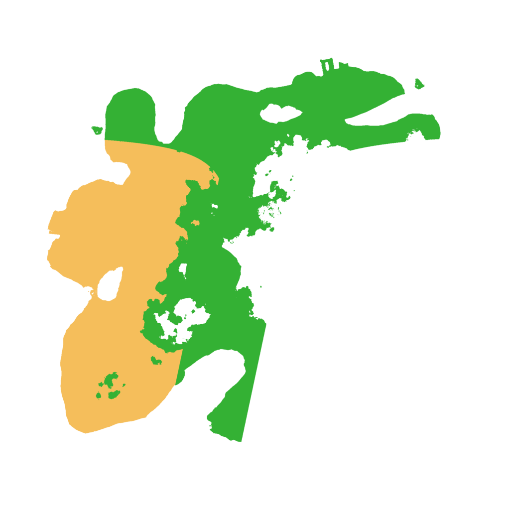 Biome Rust Map: Procedural Map, Size: 2500, Seed: 806873718