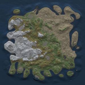 Thumbnail Rust Map: Procedural Map, Size: 4250, Seed: 472531860, 19 Monuments