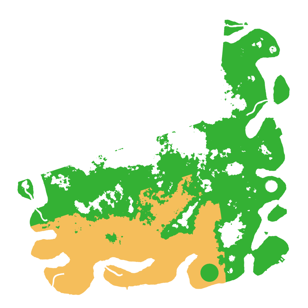 Biome Rust Map: Procedural Map, Size: 4500, Seed: 302064207