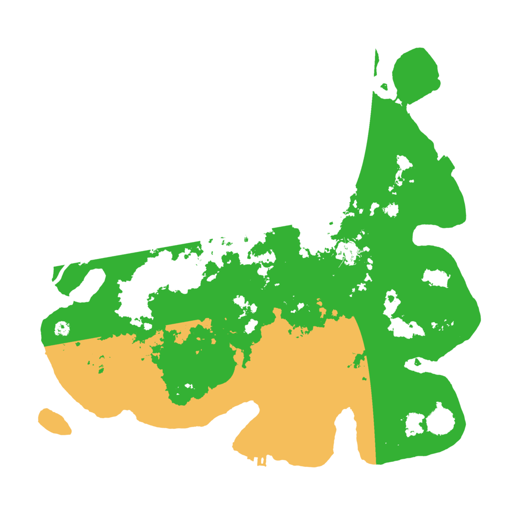 Biome Rust Map: Procedural Map, Size: 3500, Seed: 438173