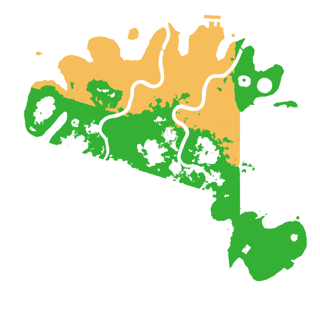 Biome Rust Map: Procedural Map, Size: 3900, Seed: 436850932