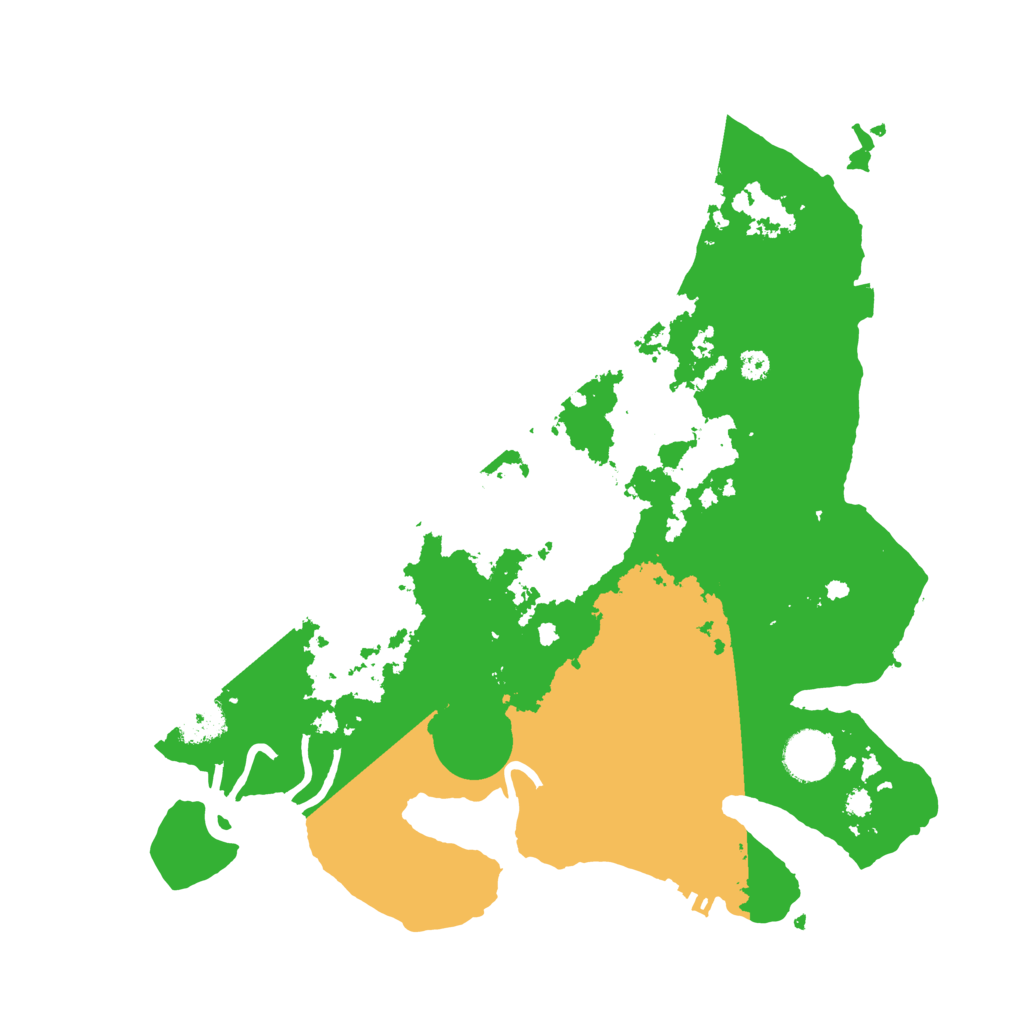 Biome Rust Map: Procedural Map, Size: 3500, Seed: 1459708675