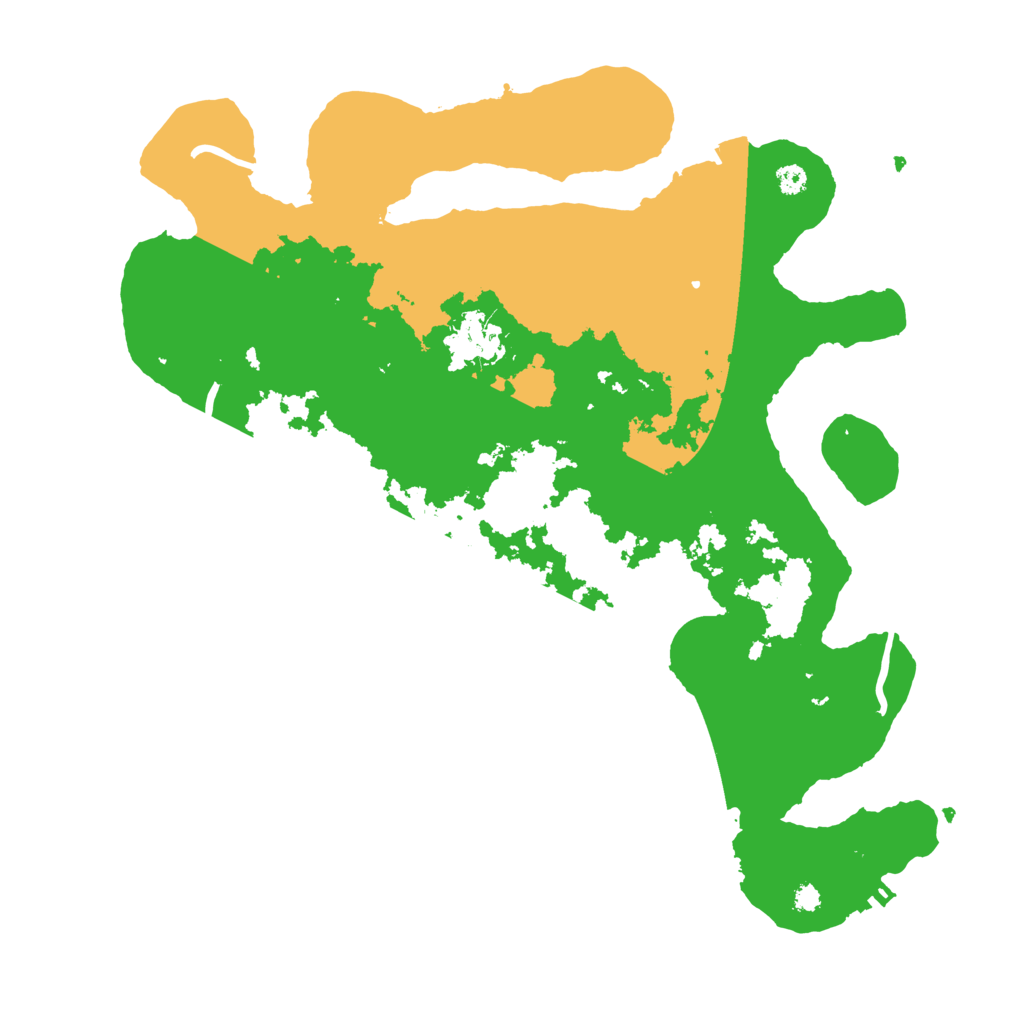 Biome Rust Map: Procedural Map, Size: 3500, Seed: 1155829807