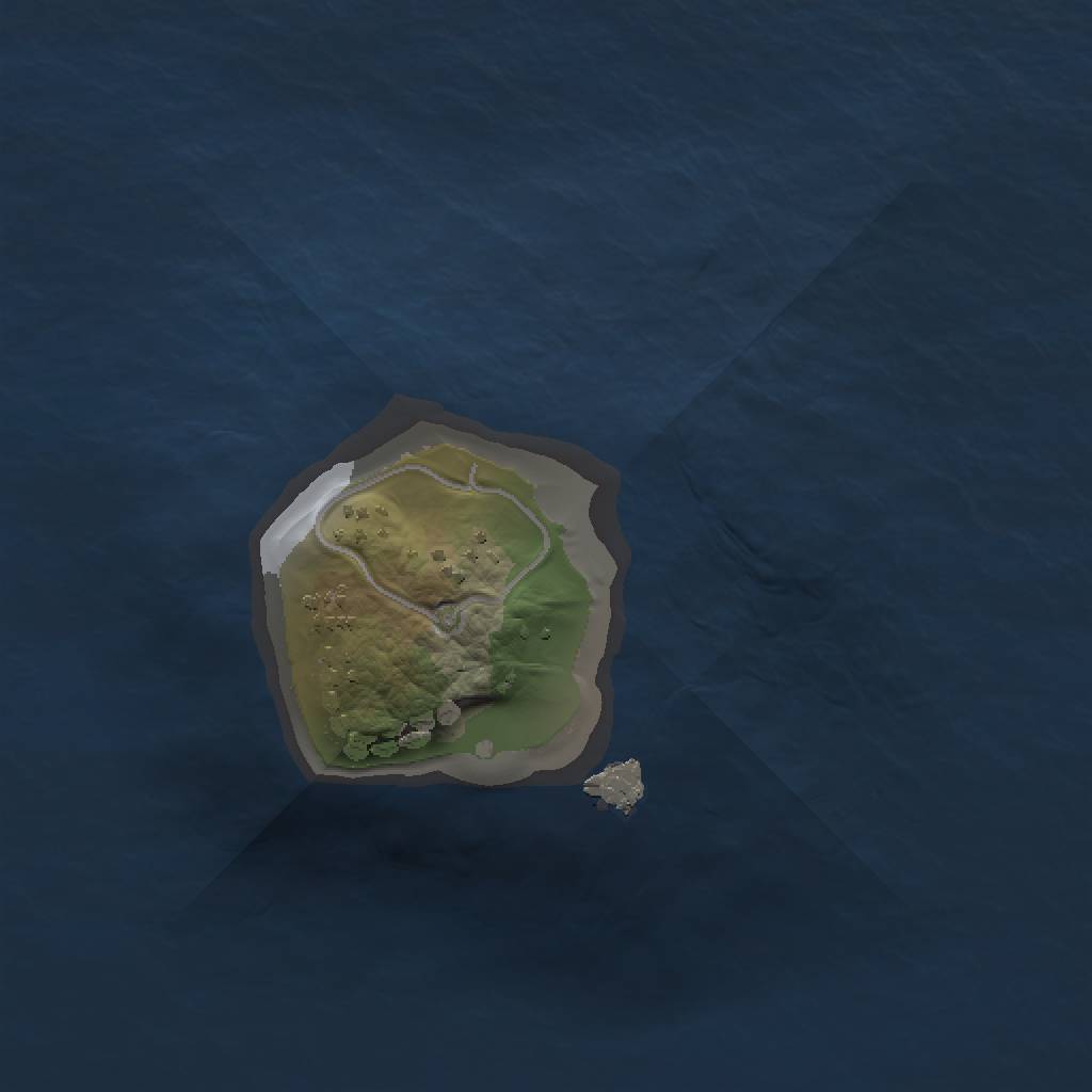 Rust Map: Procedural Map, Size: 1000, Seed: 1756974438, 3 Monuments