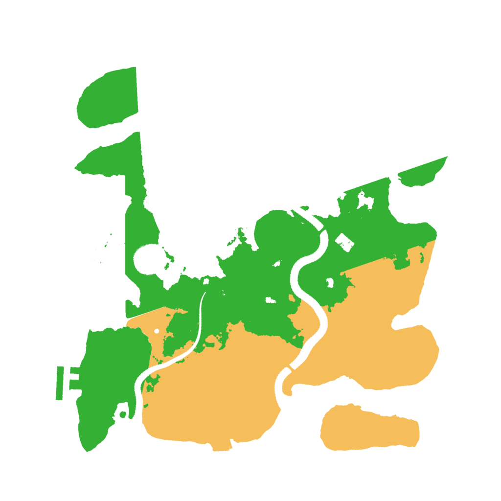 Biome Rust Map: Procedural Map, Size: 3000, Seed: 355973087