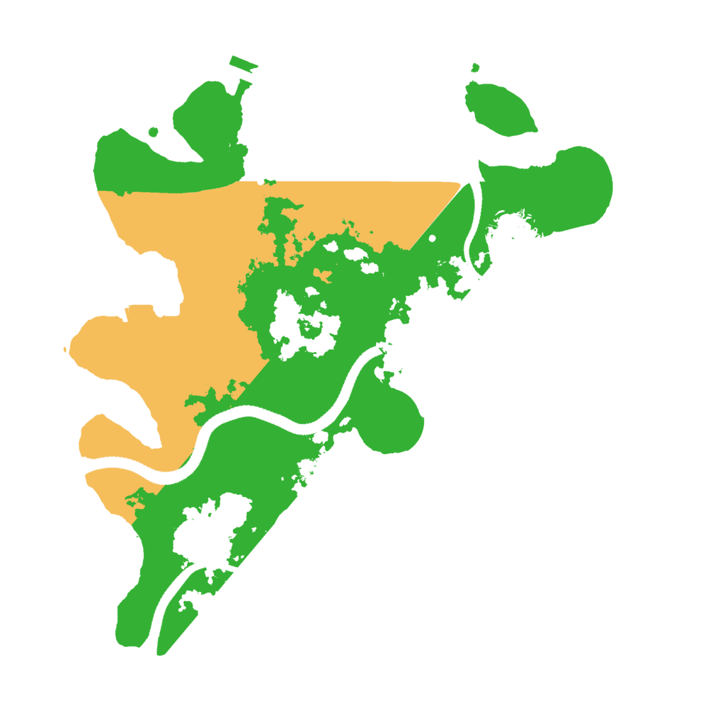 Biome Rust Map: Procedural Map, Size: 3000, Seed: 1357718920