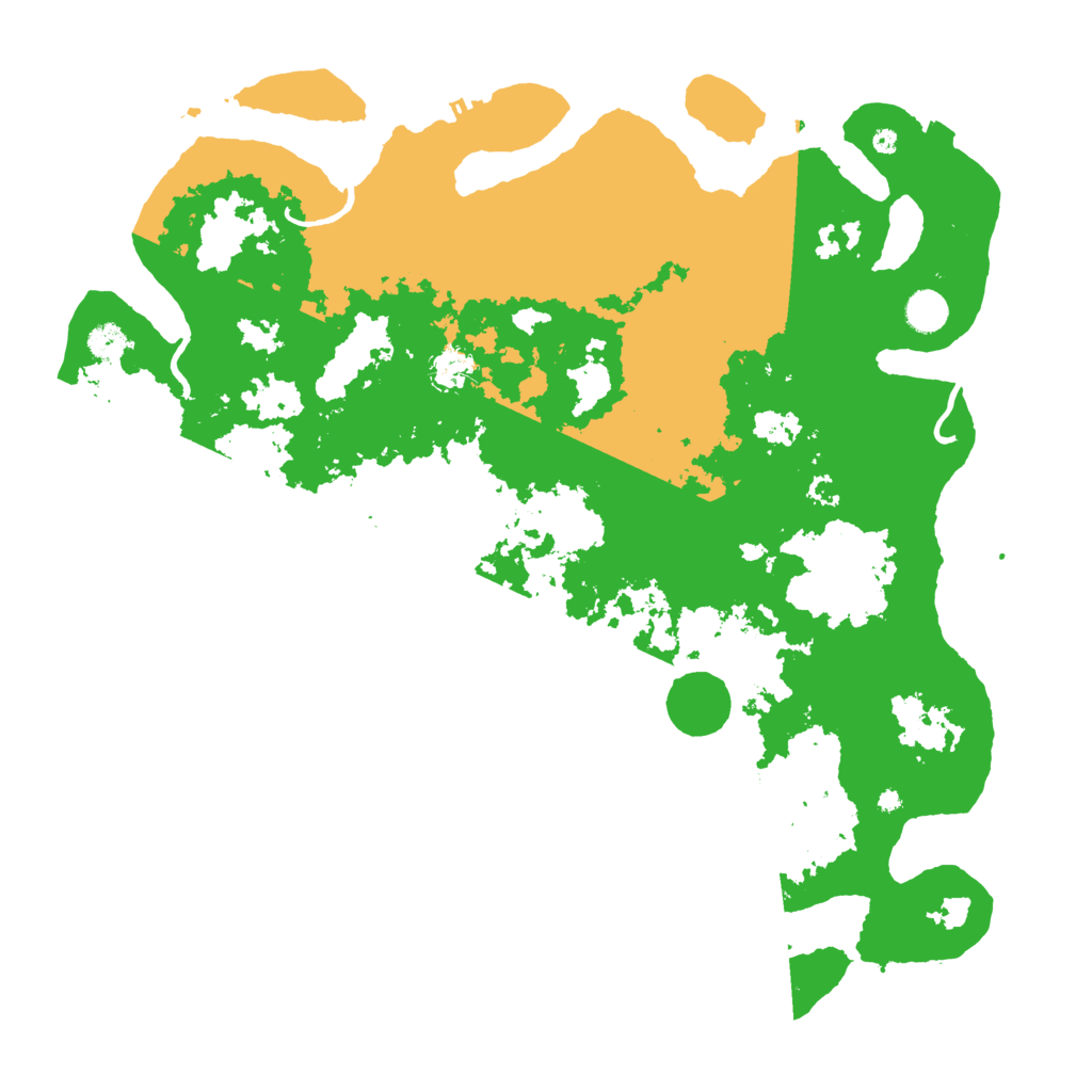 Biome Rust Map: Procedural Map, Size: 4500, Seed: 939838394