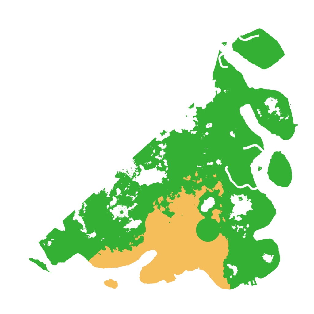 Biome Rust Map: Procedural Map, Size: 3500, Seed: 1066038043