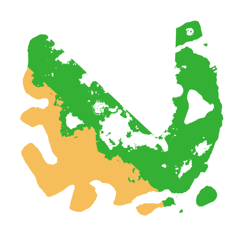Biome Rust Map: Procedural Map, Size: 3200, Seed: 1450421407