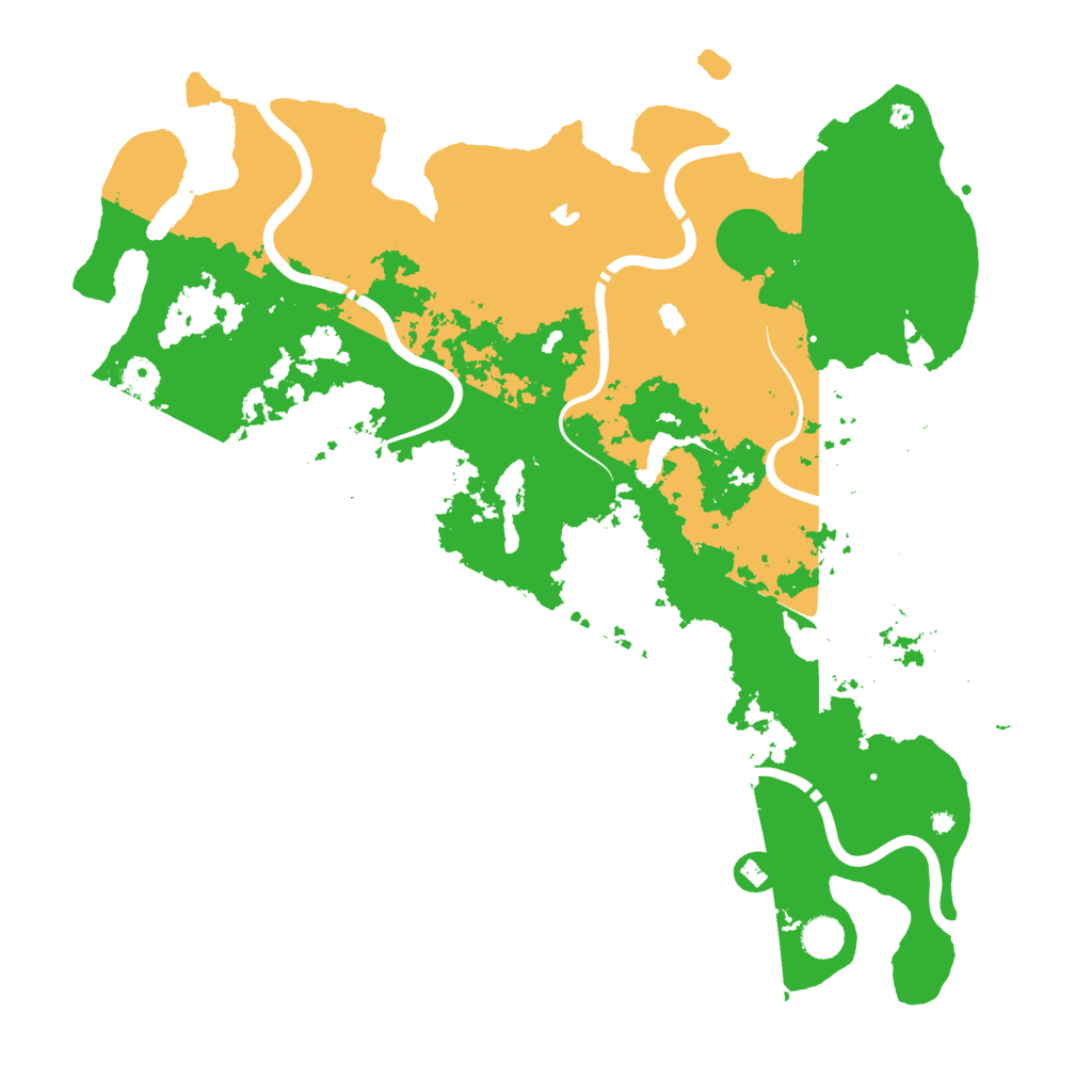 Biome Rust Map: Procedural Map, Size: 4500, Seed: 34785