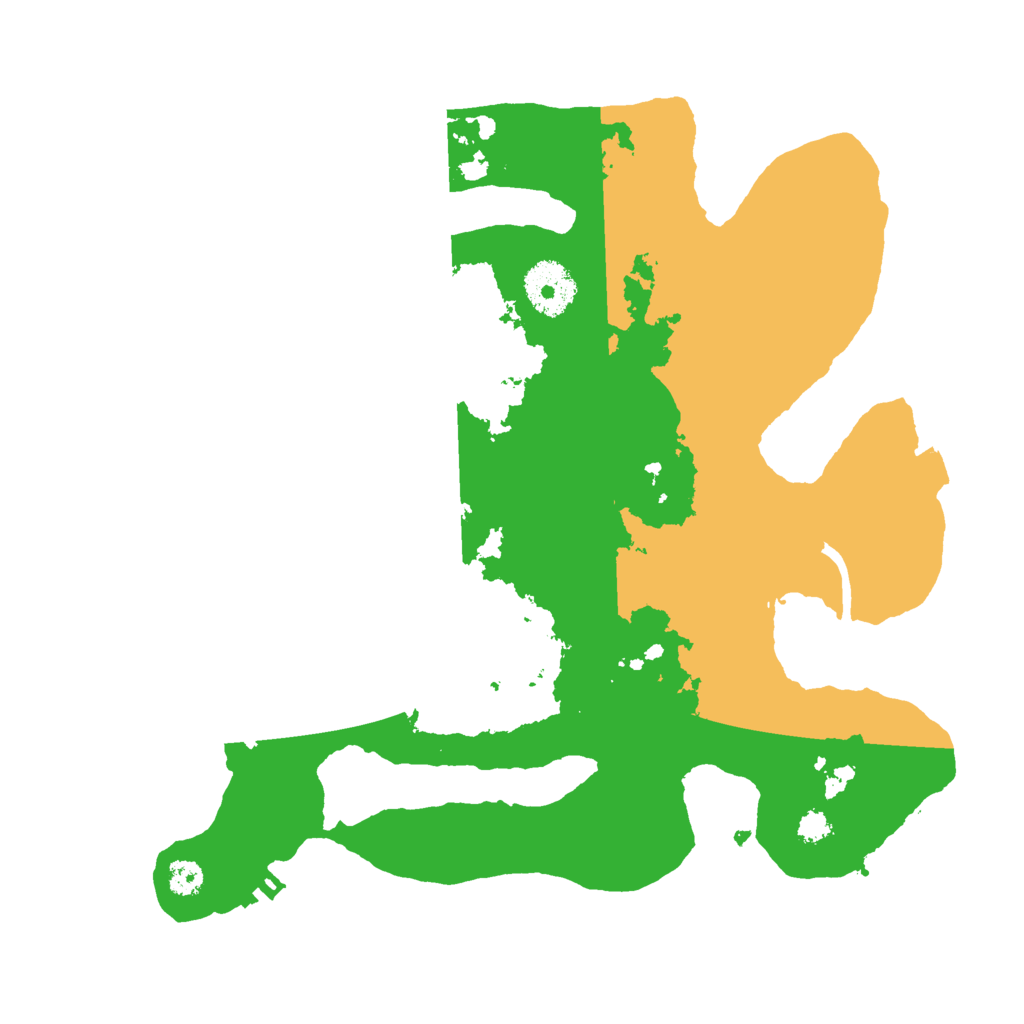 Biome Rust Map: Procedural Map, Size: 3000, Seed: 10043