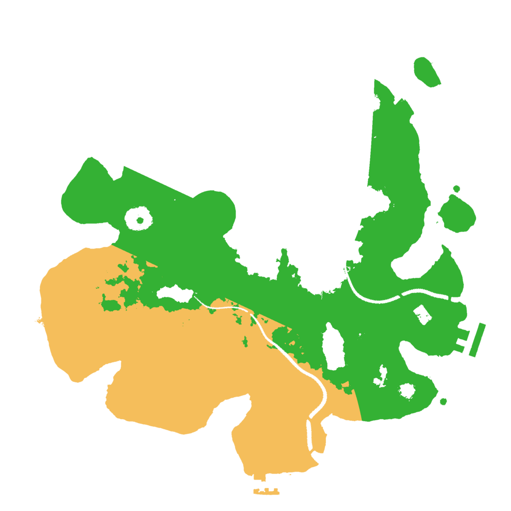 Biome Rust Map: Procedural Map, Size: 3000, Seed: 17178