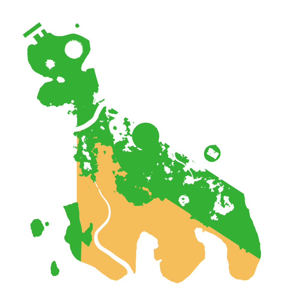 Biome Rust Map: Procedural Map, Size: 3000, Seed: 1594900304