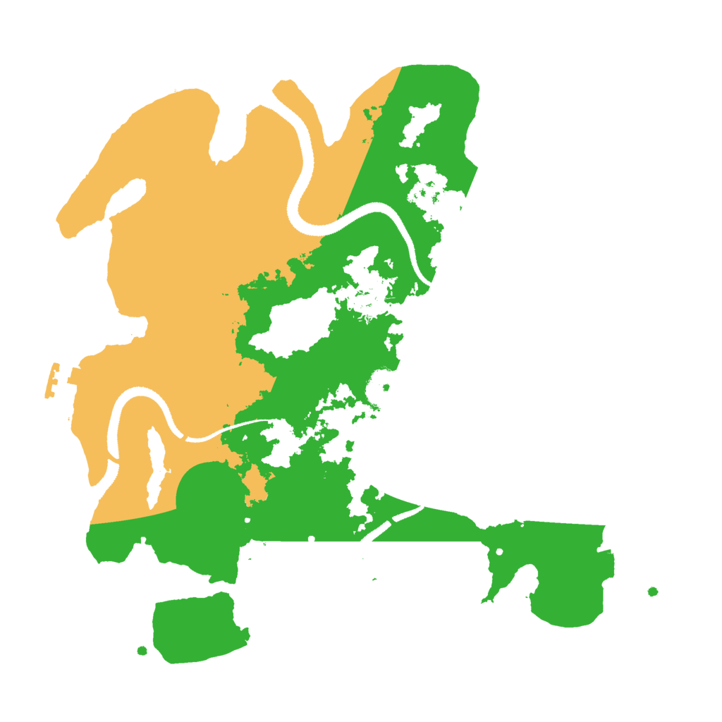 Biome Rust Map: Procedural Map, Size: 3000, Seed: 708887018