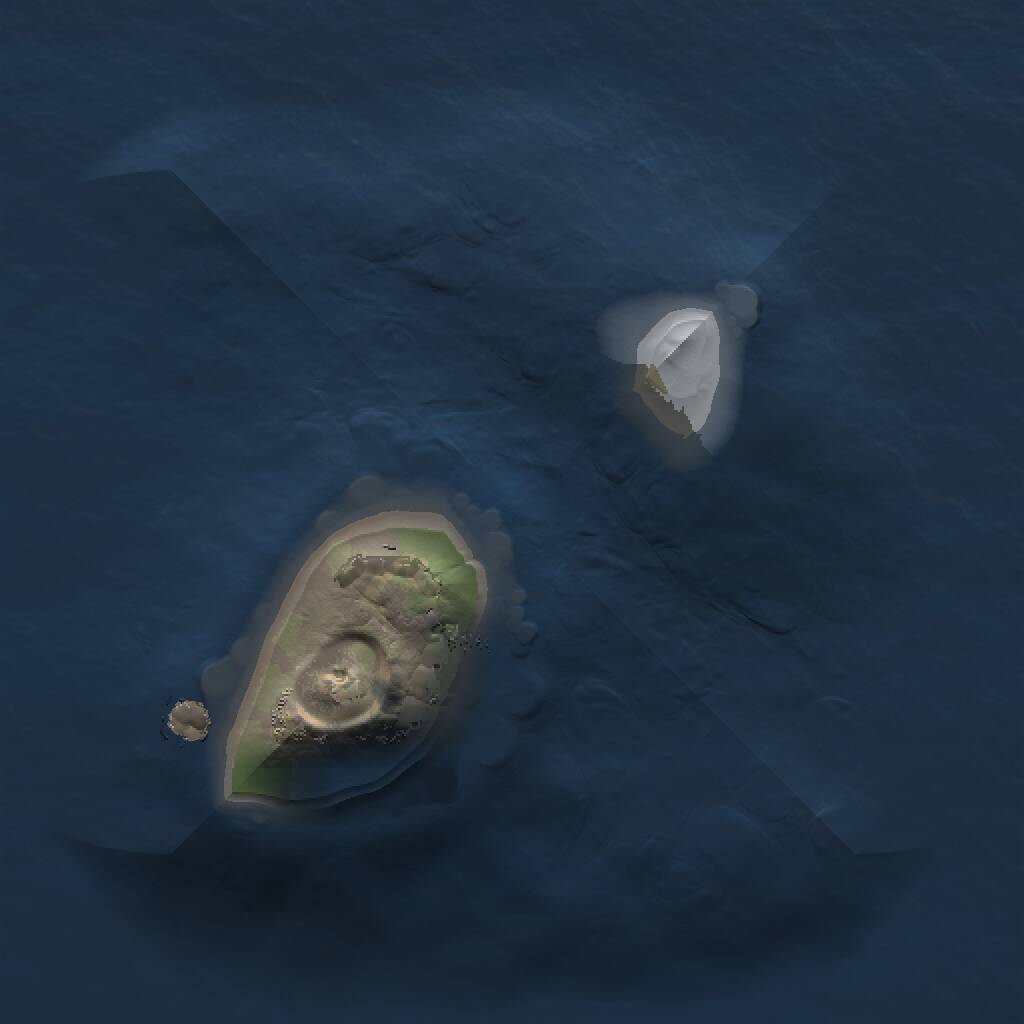 Rust Map: Procedural Map, Size: 1000, Seed: 993519442, 1 Monuments