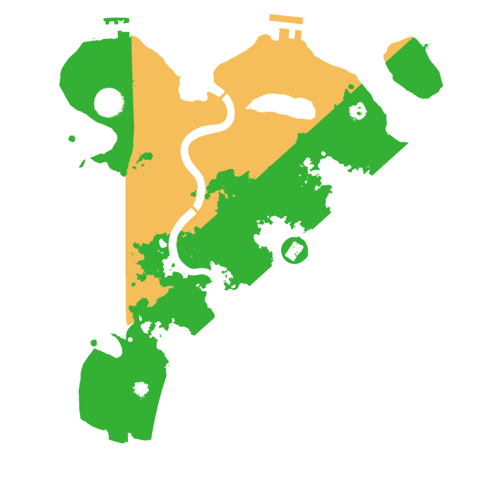 Biome Rust Map: Procedural Map, Size: 3000, Seed: 1000834549