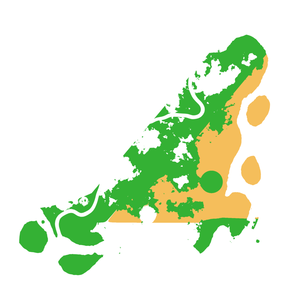 Biome Rust Map: Procedural Map, Size: 3500, Seed: 1252019067