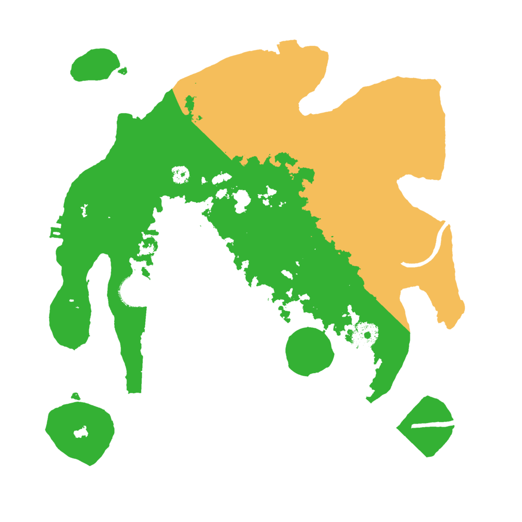 Biome Rust Map: Procedural Map, Size: 3000, Seed: 127363266