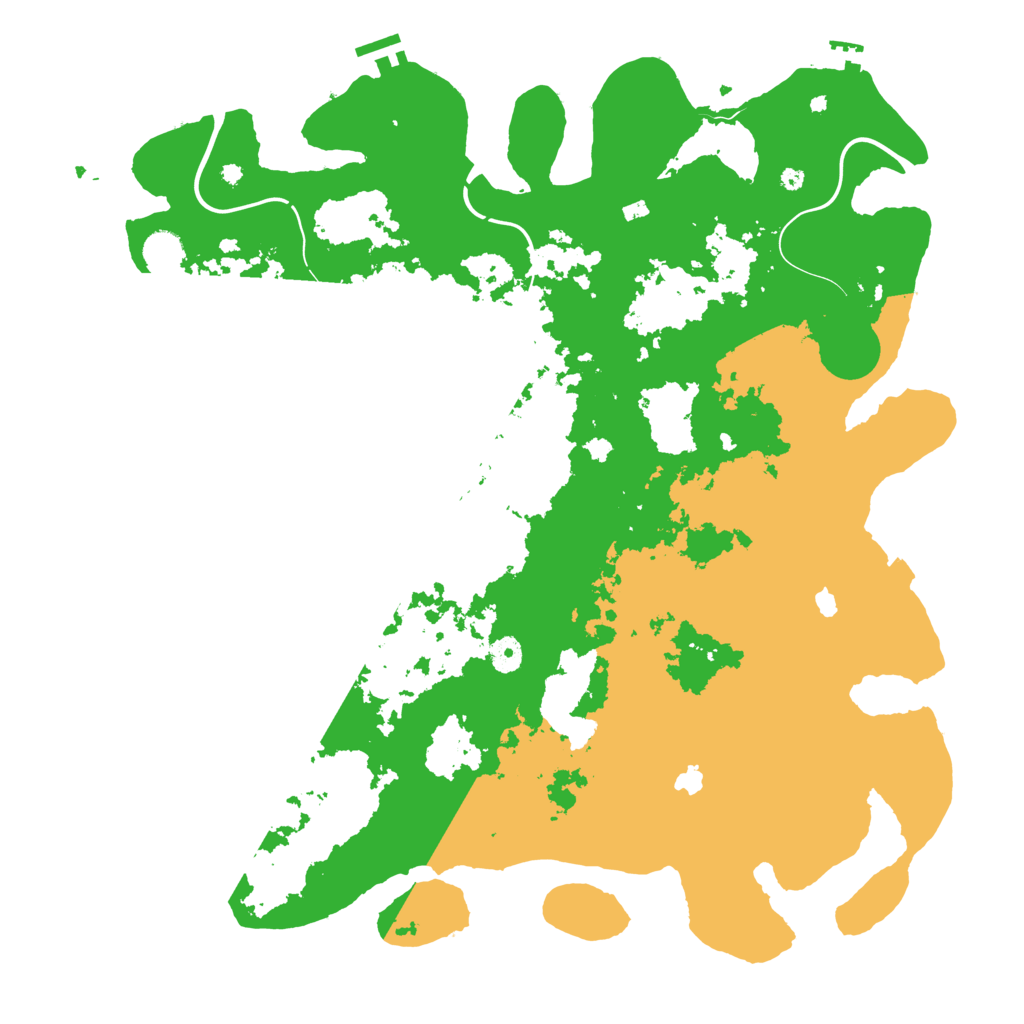 Biome Rust Map: Procedural Map, Size: 4500, Seed: 984914615