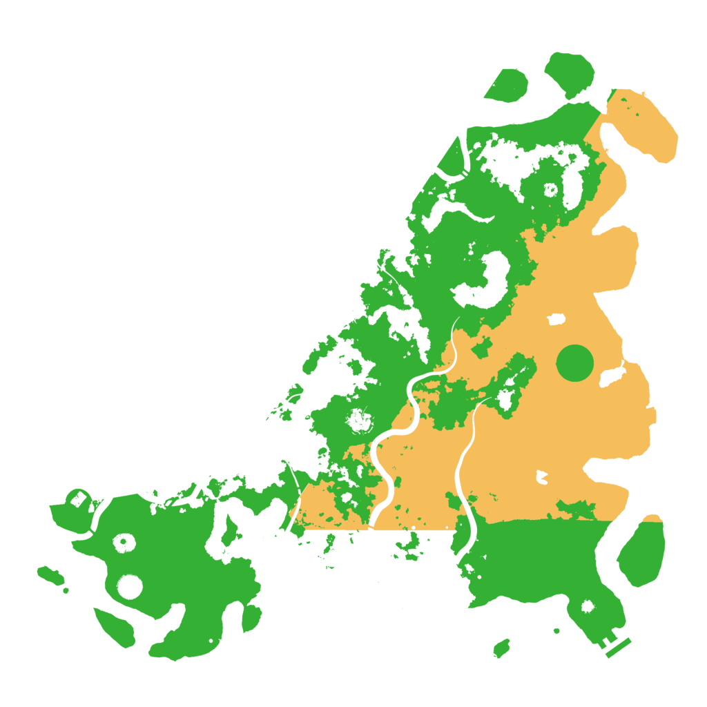 Biome Rust Map: Procedural Map, Size: 5000, Seed: 28526