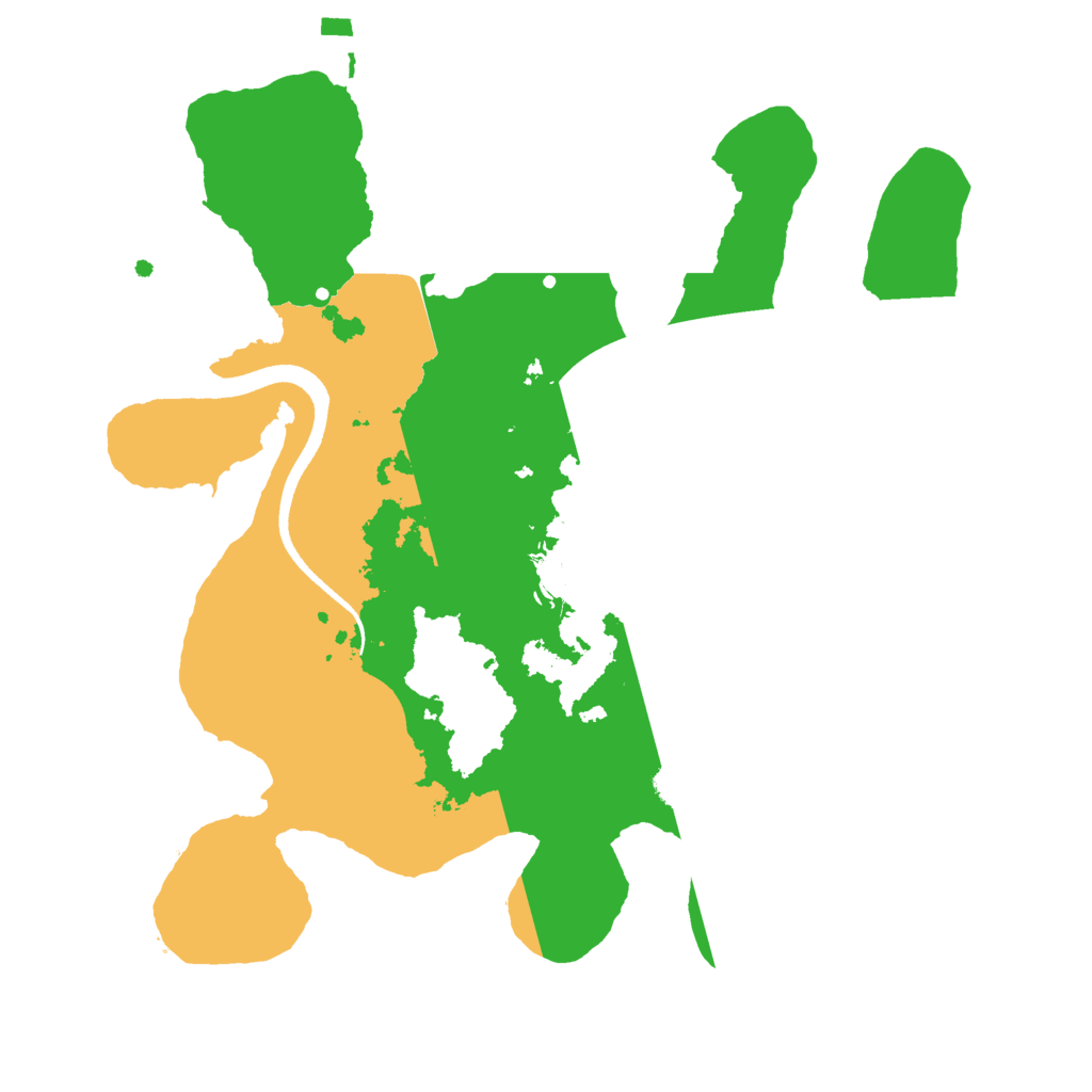Biome Rust Map: Procedural Map, Size: 2500, Seed: 335249189