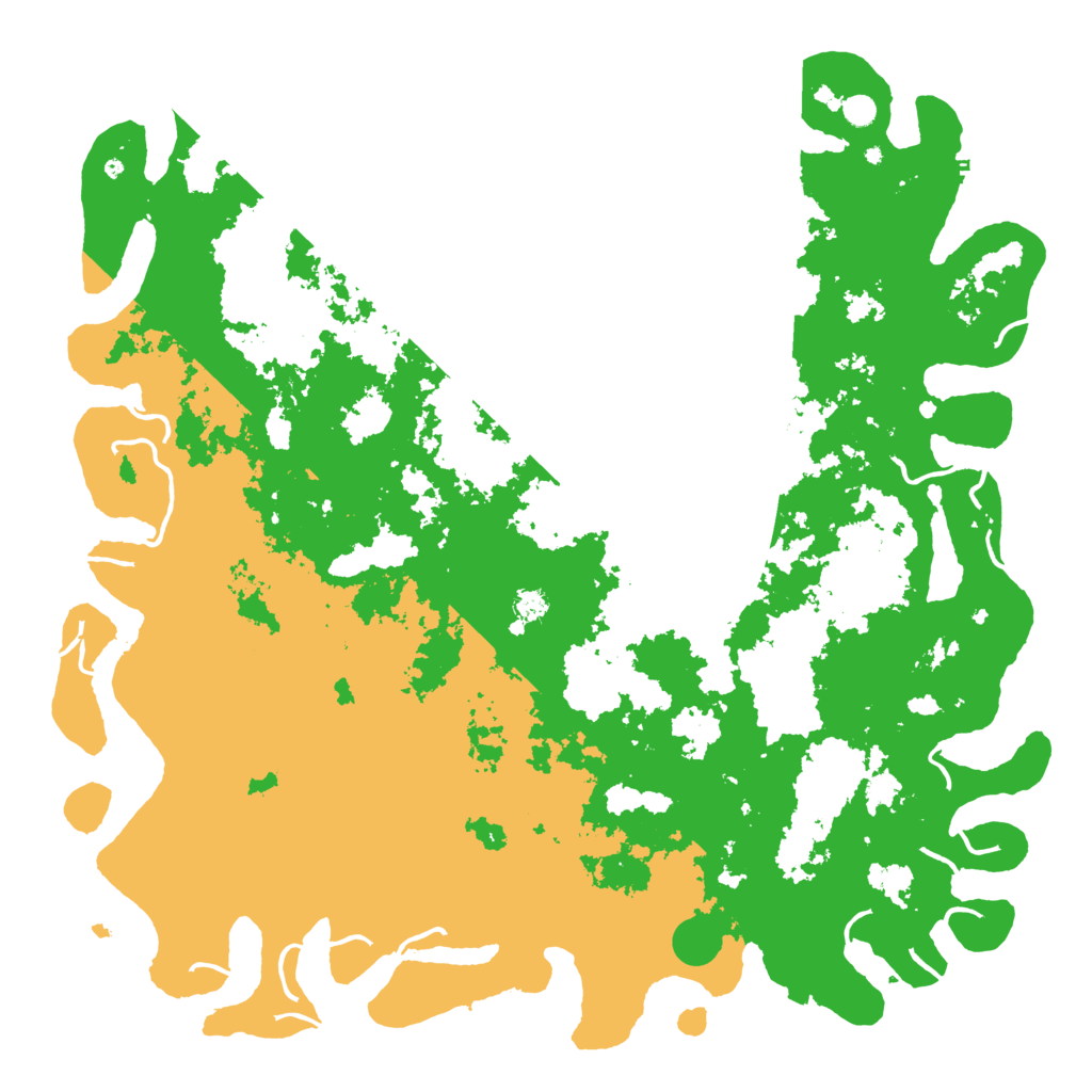 Biome Rust Map: Procedural Map, Size: 6000, Seed: 2123288004