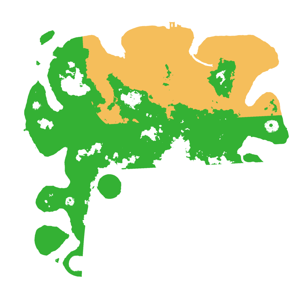 Biome Rust Map: Procedural Map, Size: 3500, Seed: 1345807135
