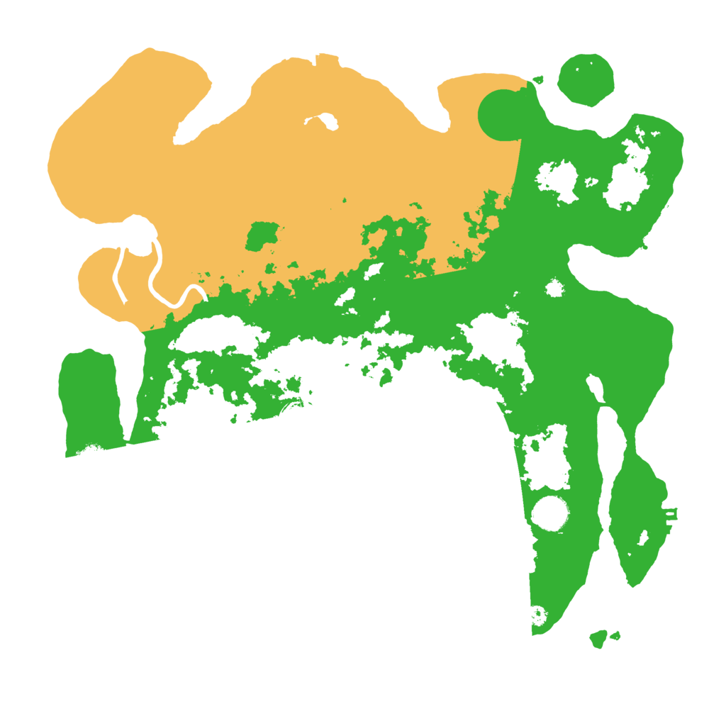 Biome Rust Map: Procedural Map, Size: 3700, Seed: 1007866873