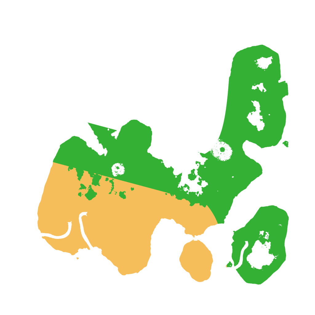 Biome Rust Map: Procedural Map, Size: 2500, Seed: 549146502