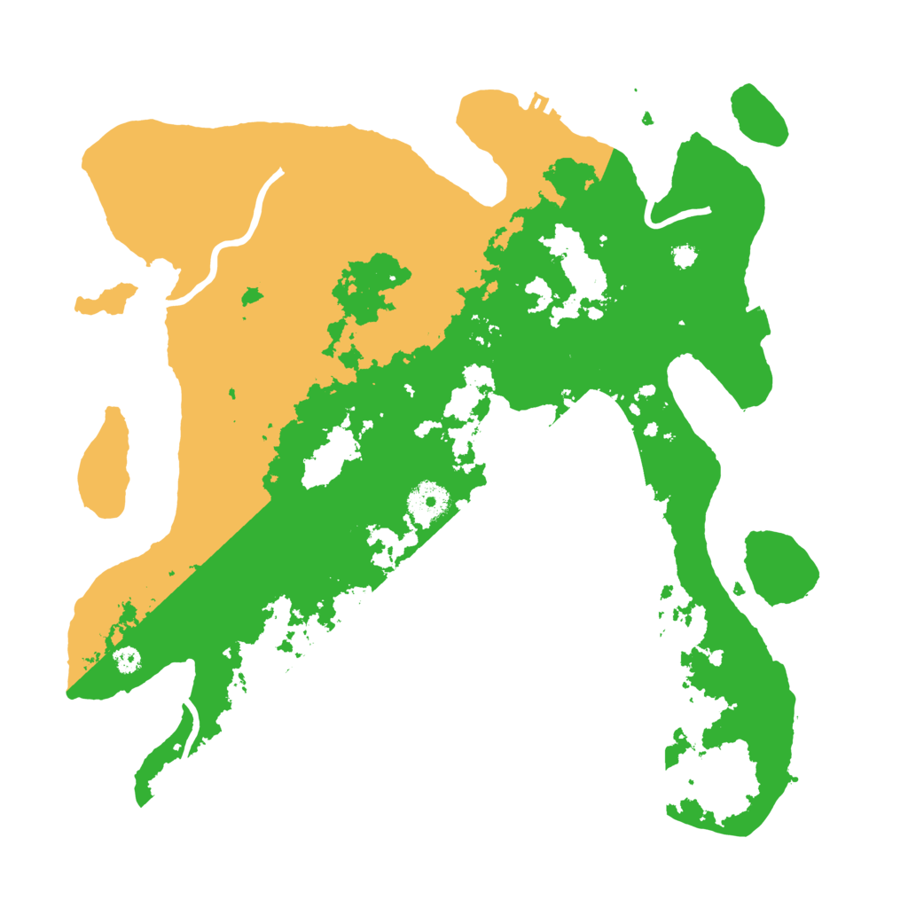 Biome Rust Map: Procedural Map, Size: 3500, Seed: 1116331535