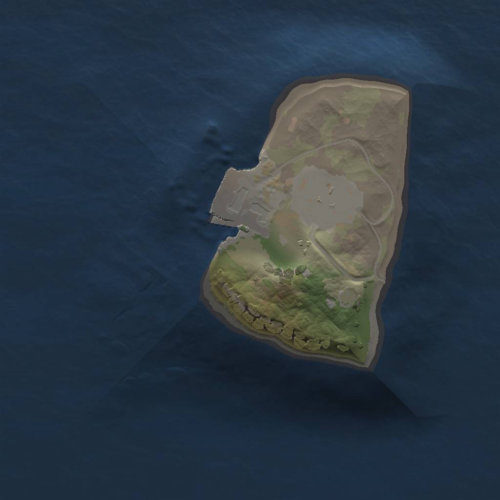 Rust Map: Procedural Map, Size: 1000, Seed: 1861773848, 3 Monuments