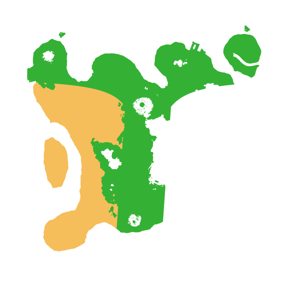 Biome Rust Map: Procedural Map, Size: 2500, Seed: 1435729874