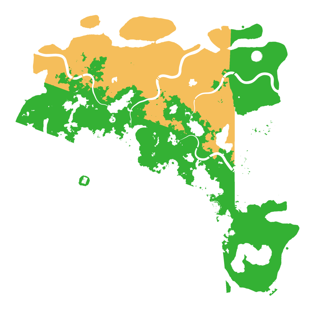 Biome Rust Map: Procedural Map, Size: 5000, Seed: 28570
