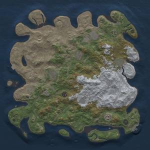 Thumbnail Rust Map: Procedural Map, Size: 4250, Seed: 1141041255, 18 Monuments