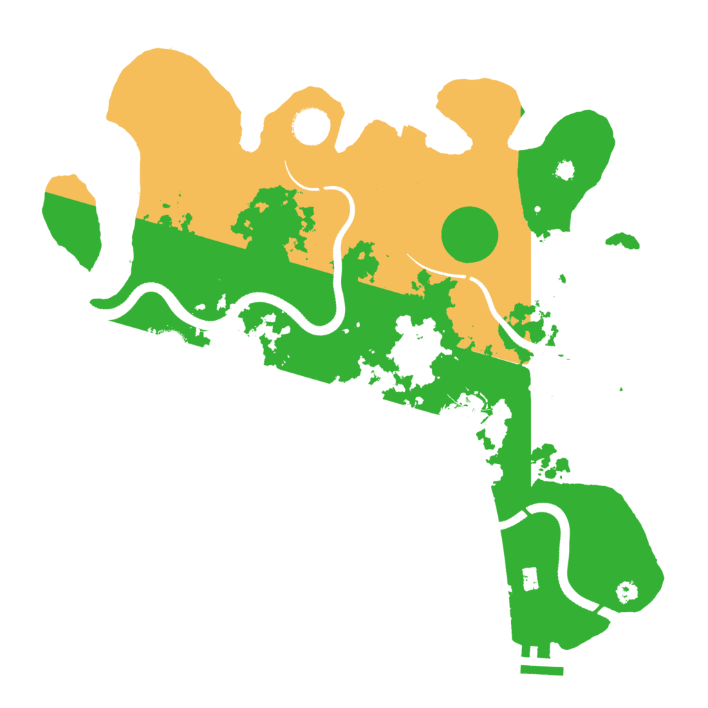 Biome Rust Map: Procedural Map, Size: 3334, Seed: 2147483647