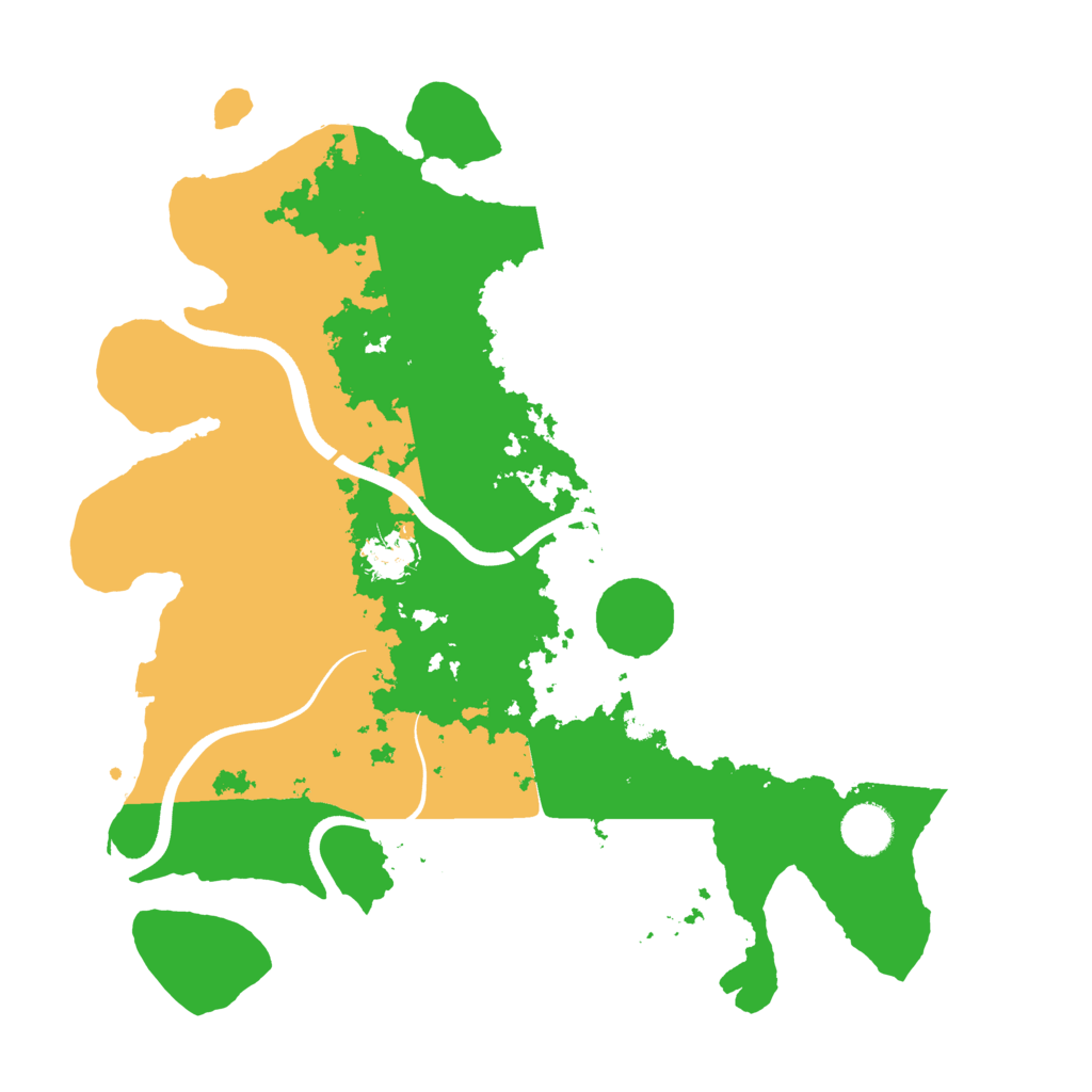 Biome Rust Map: Procedural Map, Size: 3700, Seed: 1275868593