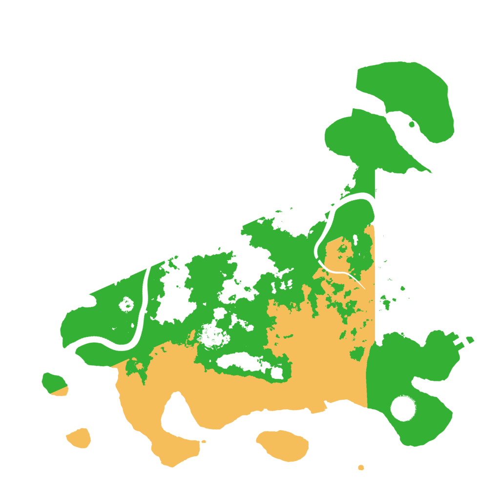 Biome Rust Map: Procedural Map, Size: 3500, Seed: 296738632
