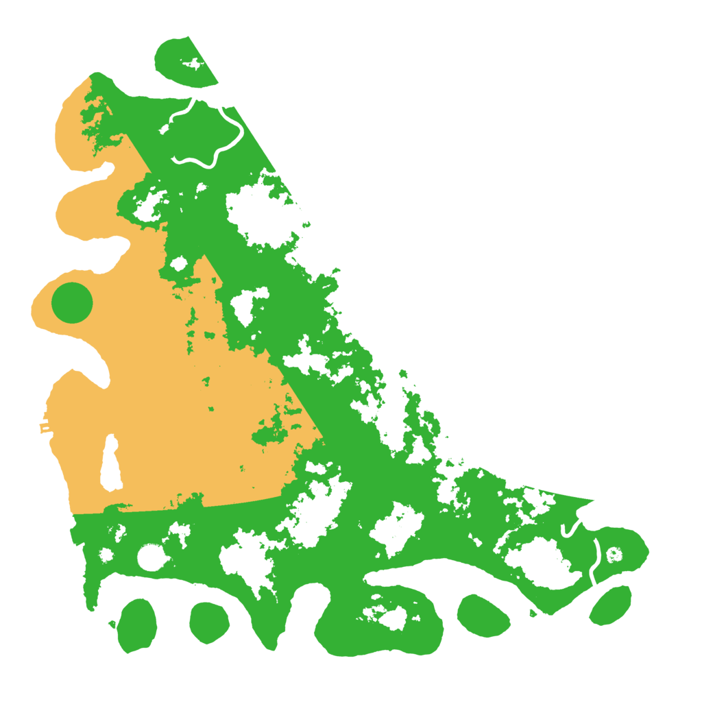 Biome Rust Map: Procedural Map, Size: 4500, Seed: 1756612282