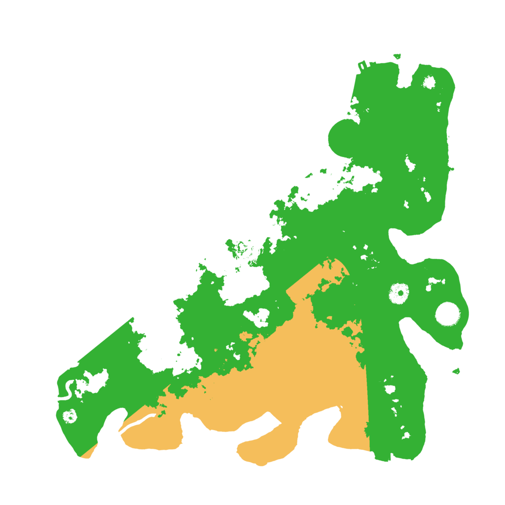 Biome Rust Map: Procedural Map, Size: 3700, Seed: 2008750222